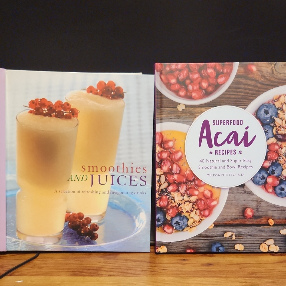 Superfood Acai Recipe Book and Smoothies and Juices Book